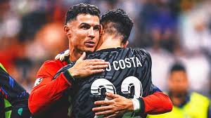 Eine bewegende Szene im Europapokal